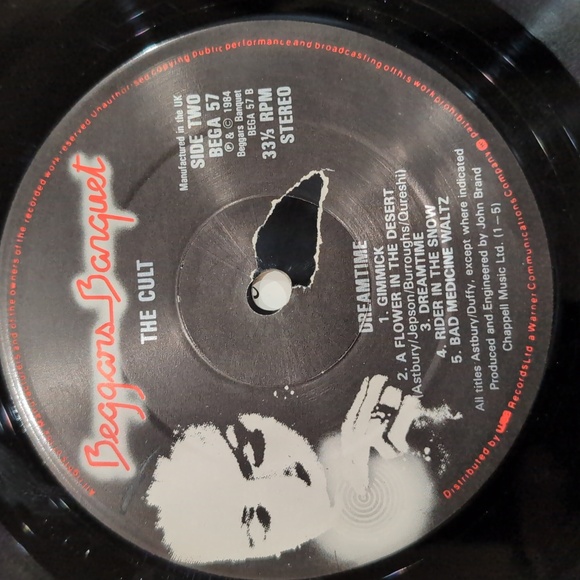 Vintage The Cult – Dreamtime UK Version 1984 - Picture 7 of 7